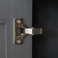 90x130x45 Landhaus Highboard in Grau & Eiche - Witenga^Wohnen Clearance