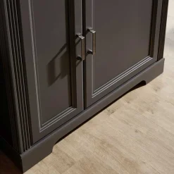 Wohnen 93x150x42 Landhaus Hochkommode mit LED - Thumbs