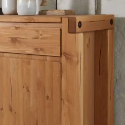 122x88x44 Landhaus Holzkommode aus Kiefer - Delamaro^Wohnen Sale
