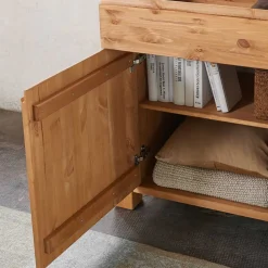 122x88x44 Landhaus Holzkommode aus Kiefer - Delamaro^Wohnen Sale