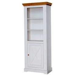 79x200x42 Landhaus Regal mit Tür & 3 Fächern - Envicron^Wohnen Best