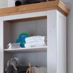 79x200x42 Landhaus Regal mit Tür & 3 Fächern - Envicron^Wohnen Best