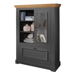 108x152x42 Landhaus Schrank in Grau - Ustricia^Wohnen Discount