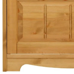 Wohnen 85x109x37 Landhaus Schuhkommode aus Kiefer - Ostanzia