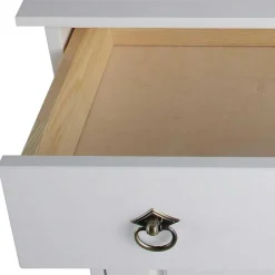 81x93x37 Landhaus Schuhschrank in Weiß gewachst - Vesrav^Wohnen Discount