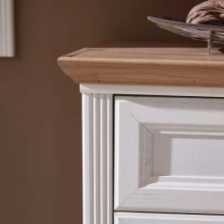 Wohnen 93x102x41 Landhaus Schuhschrank mit Schublade - Nurelcas