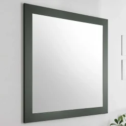 82x82x2 Landhaus Spiegel in Dunkelgrün - Niestov^Wohnen Online