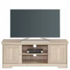 Wohnen 120x45x40 Landhaus TV Element in Eiche Holzdekor - Rienva