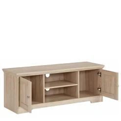 Wohnen 120x45x40 Landhaus TV Element in Eiche Holzdekor - Rienva