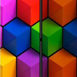 135x172x45 Leinwand Raumteiler in Bunt - Cayman^Wohnen Sale