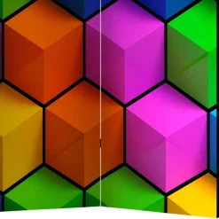 135x172x45 Leinwand Raumteiler in Bunt - Cayman^Wohnen Sale