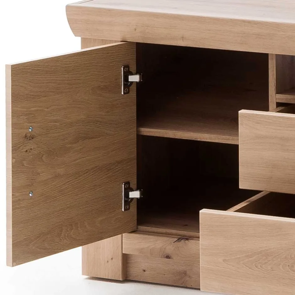 Wohnen 180x60x55 Lowboard für Fernseher aus MDF - Wykina