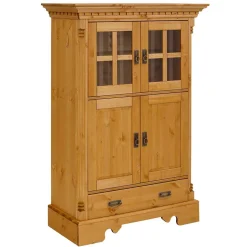 Wohnen 100x147x45 Massivholz Highboard im Landhaus Stil - Fausanda