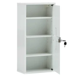 34x72x20 Medizinschrank mit Glastür abschließbar - Spanola^Wohnen Outlet