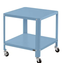 46x48x46 Metall Beistelltisch in Petrol Blau - Fotios^Wohnen Discount