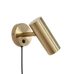 10x22x15 Metall Wandleuchte in Messing - Laganca^Wohnen