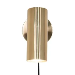 10x22x15 Metall Wandleuchte in Messing - Laganca^Wohnen