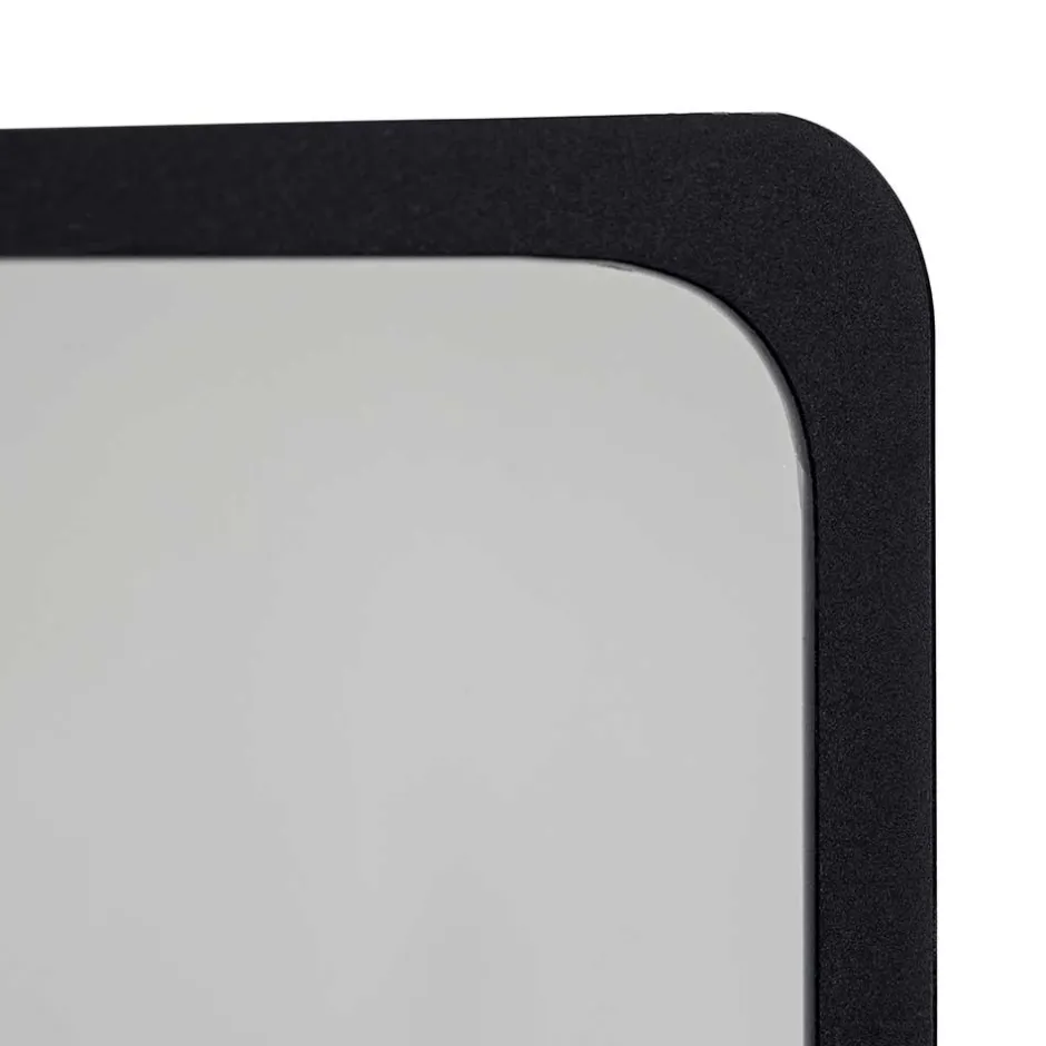 Wohnen 50x130x10 Metallspiegel mit Ablage - Carlisa