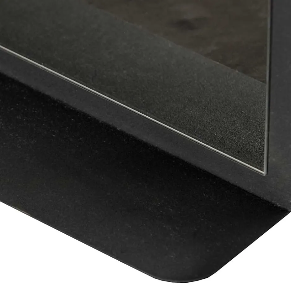 Wohnen 50x130x10 Metallspiegel mit Ablage - Carlisa