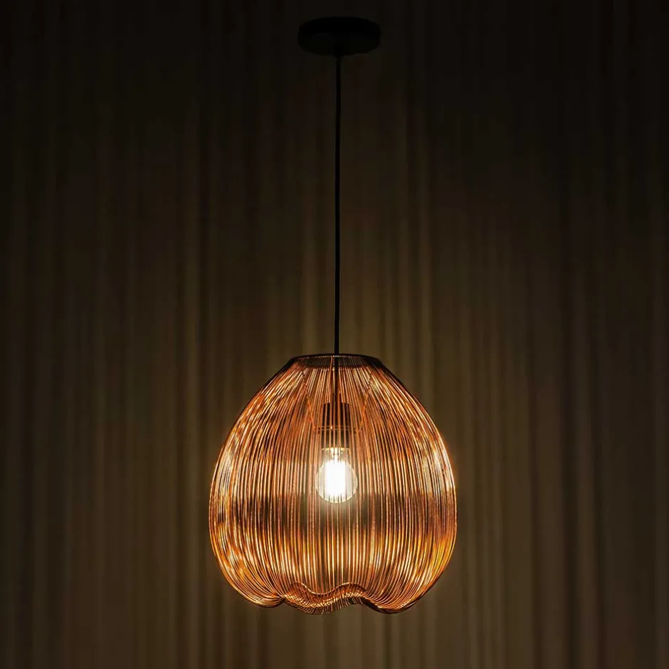 35x150x35 Moderne Hängelampe in Messingfarben - Timur^Wohnen Discount