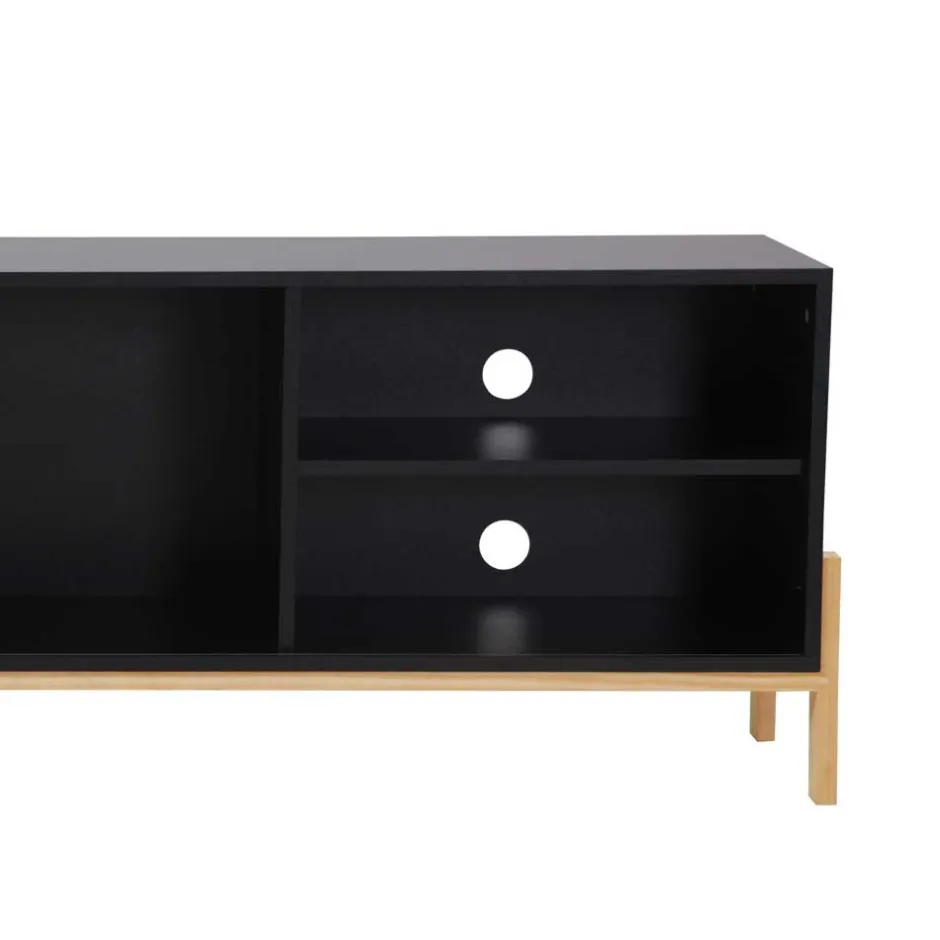 185x54x34 Moderner TV Unterschrank mit Schiebetür - Penanza^Wohnen Online