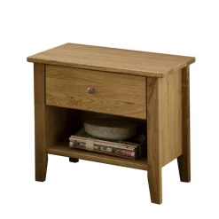 47x50x37 Nachtkommode aus Wildeiche Massivholz - Cilian^Wohnen