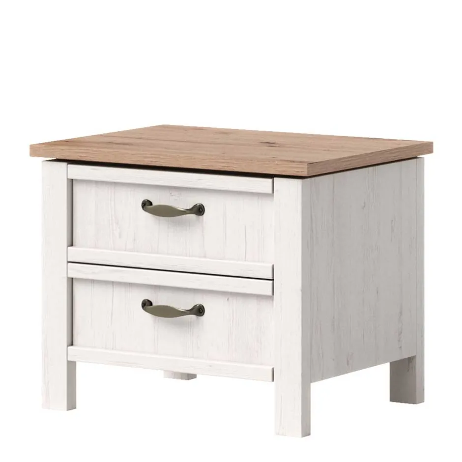 62x50x41 Nachtkommode im Landhausstil - Malvissa^Wohnen Best