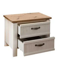 62x50x41 Nachtkommode im Landhausstil - Malvissa^Wohnen Best