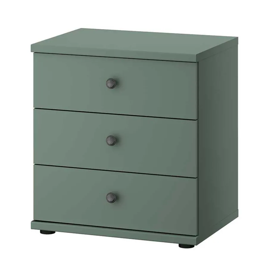 50x57x36 Nachtkommode in Graugrün - Rajavo^Wohnen Sale
