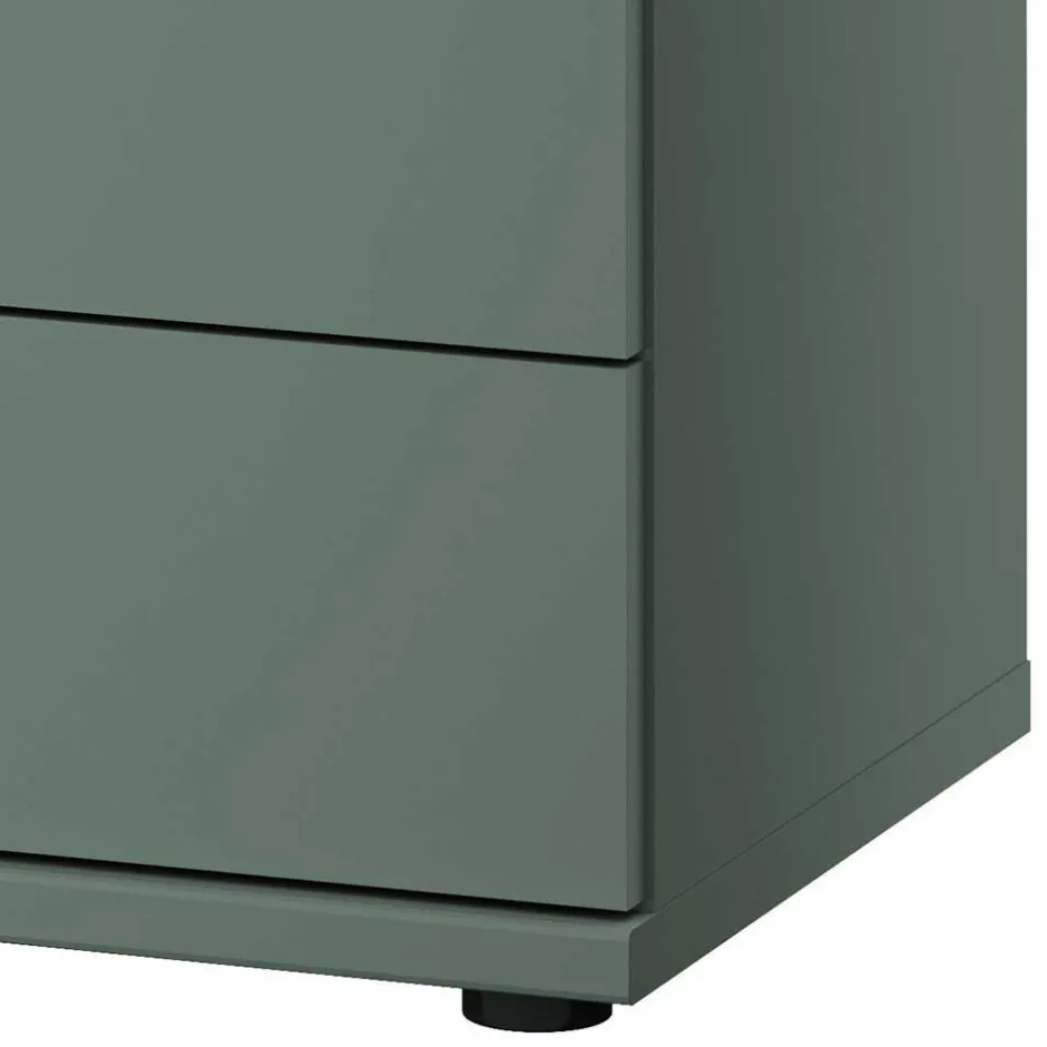 50x57x36 Nachtkommode in Graugrün - Rajavo^Wohnen Sale