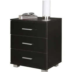 Wohnen 45x54x34 Nachtkommode mit drei Schubladen - Done