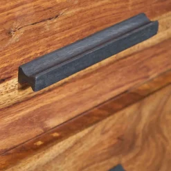 40x66x35 Nachtkommode mit Fach & 2 Schubladen - Crystons^Wohnen Discount