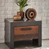Wohnen 55x45x43 Nachtkommode mit Wangengestell - Timuras