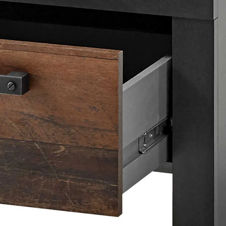 Wohnen 55x45x43 Nachtkommode mit Wangengestell - Timuras