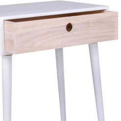 Wohnen 45x55x32 Nachtkonsole im Skandinavischen Wohnstil - Synfonica