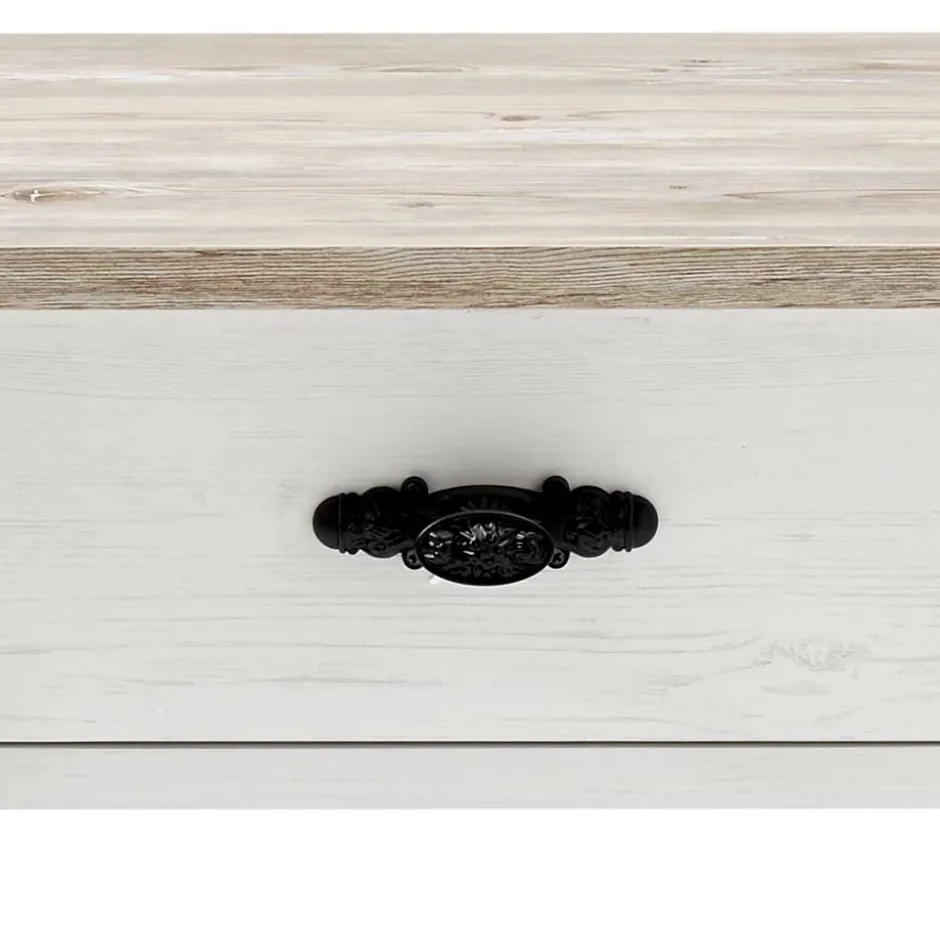 58x45x40 Nachtkonsole mit Schublade - Nedita^Wohnen New