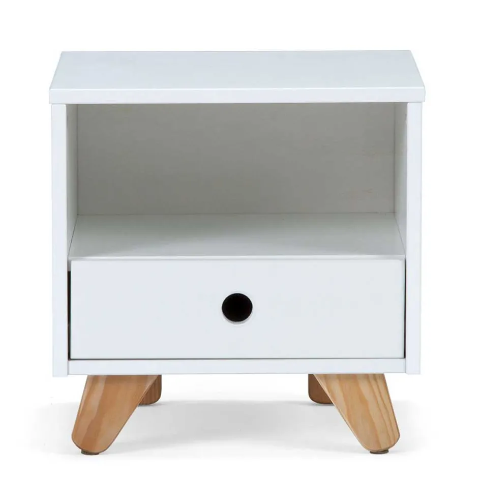 40x40x35 Nachtschrank mit Fach & Schublade - Kinfada^Wohnen Online