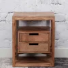 Wohnen 45x55x35 Nachttisch aus Holz - Etersa