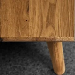 Wohnen 47x33x30 Nachttisch mit Schublade in Weiß - Diesta