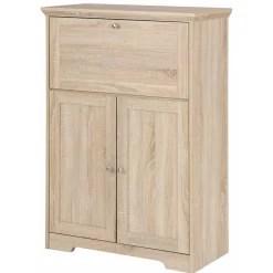 Wohnen 81x116x39 Officeschrank Sekretär in Eiche Dekor - Rienva