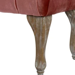 100x40x42 Polsterbank in Rosa Samt - Fregato^Wohnen New