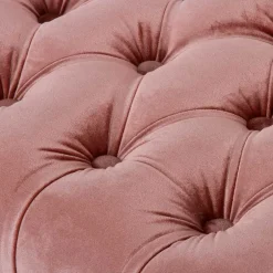 100x40x42 Polsterbank in Rosa Samt - Fregato^Wohnen New