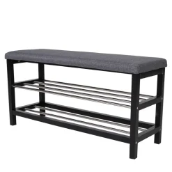 Wohnen 100x50x34 Polsterbank mit 2 Schuhablagen - Reddi