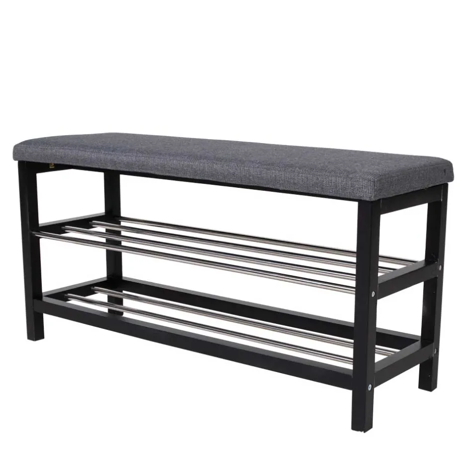 Wohnen 100x50x34 Polsterbank mit 2 Schuhablagen - Reddi