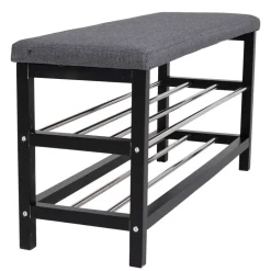 Wohnen 100x50x34 Polsterbank mit 2 Schuhablagen - Reddi