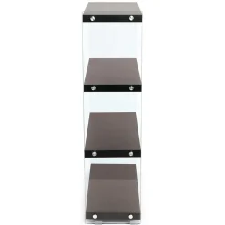 Wohnen 83x113x30 Regal in Walnussfarben MDF - Ucera