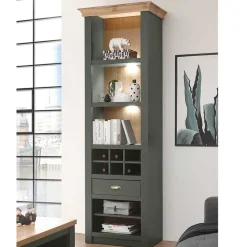 68x207x45 Regal mit Schublade & 11 Fächern - Eylan^Wohnen Sale