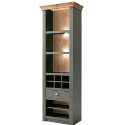 68x207x45 Regal mit Schublade & 11 Fächern - Eylan^Wohnen Sale