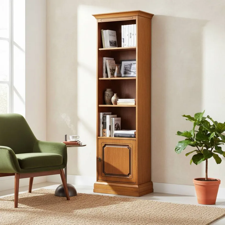 58x194x35 Regal mit Tür & vier Fächern - Kimms^Wohnen Outlet