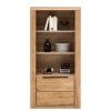 Wohnen 70x141x40 Regal mit Türfach in Eiche - Nelenia